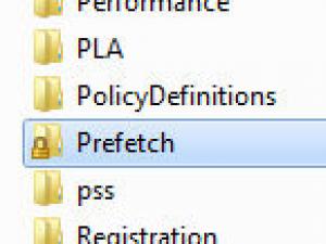 Папка Prefetch в Windows